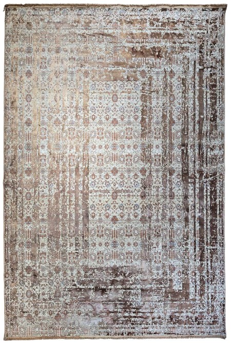 Brown Modern Natural Silky Rug