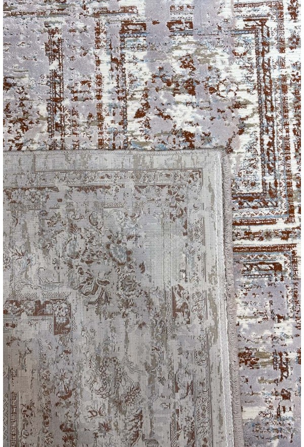Brown Modern Natural Silky Rug
