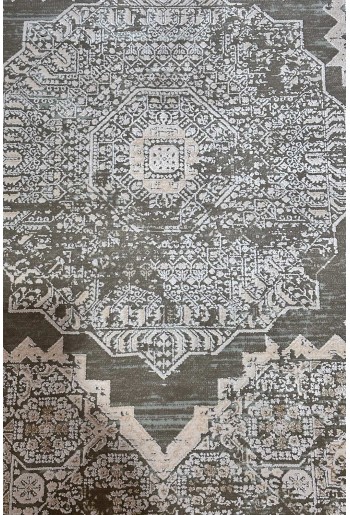 Modern Brown/White Rug 2