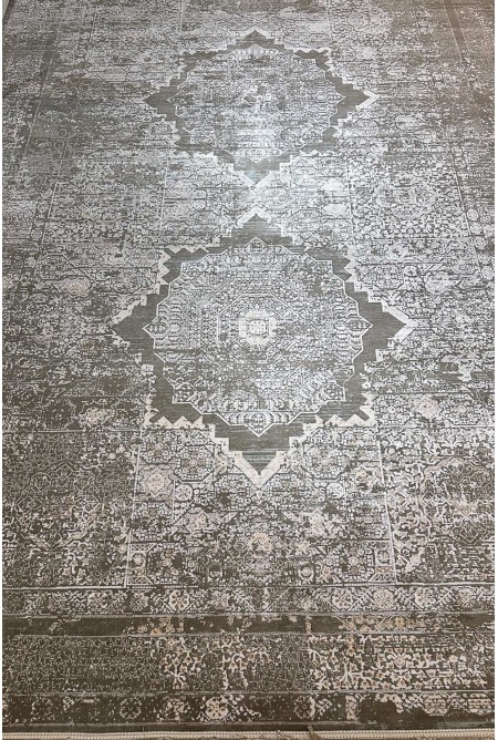 Modern Brown/White Rug