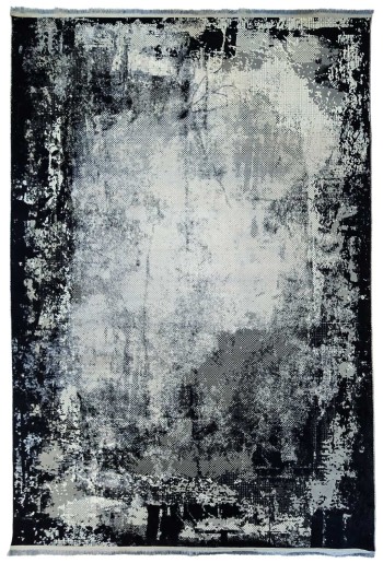 Modern Black/Silver Rug