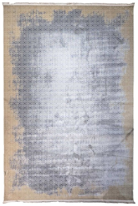 Modern Beige/Blue Rug