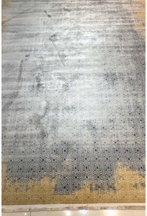 Modern Beige/Blue Rug