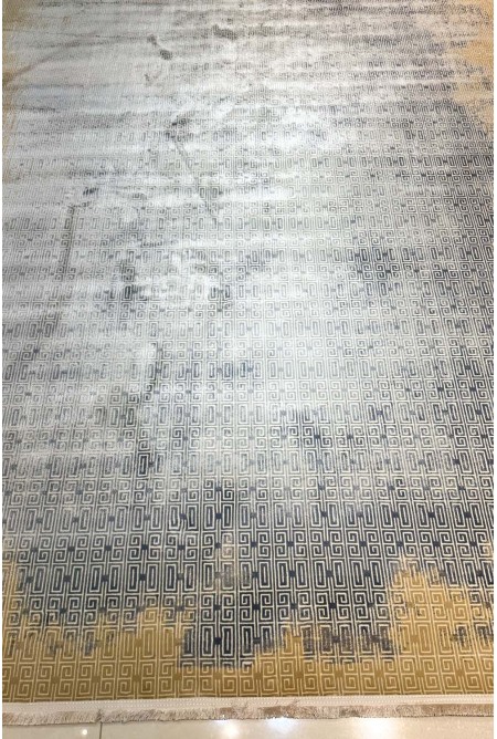 Modern Beige/Blue Rug