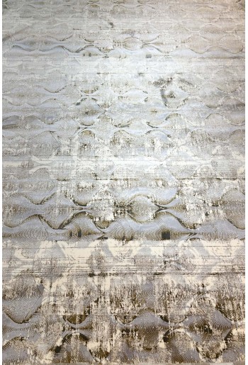 Modern Beige/Green Rug 2