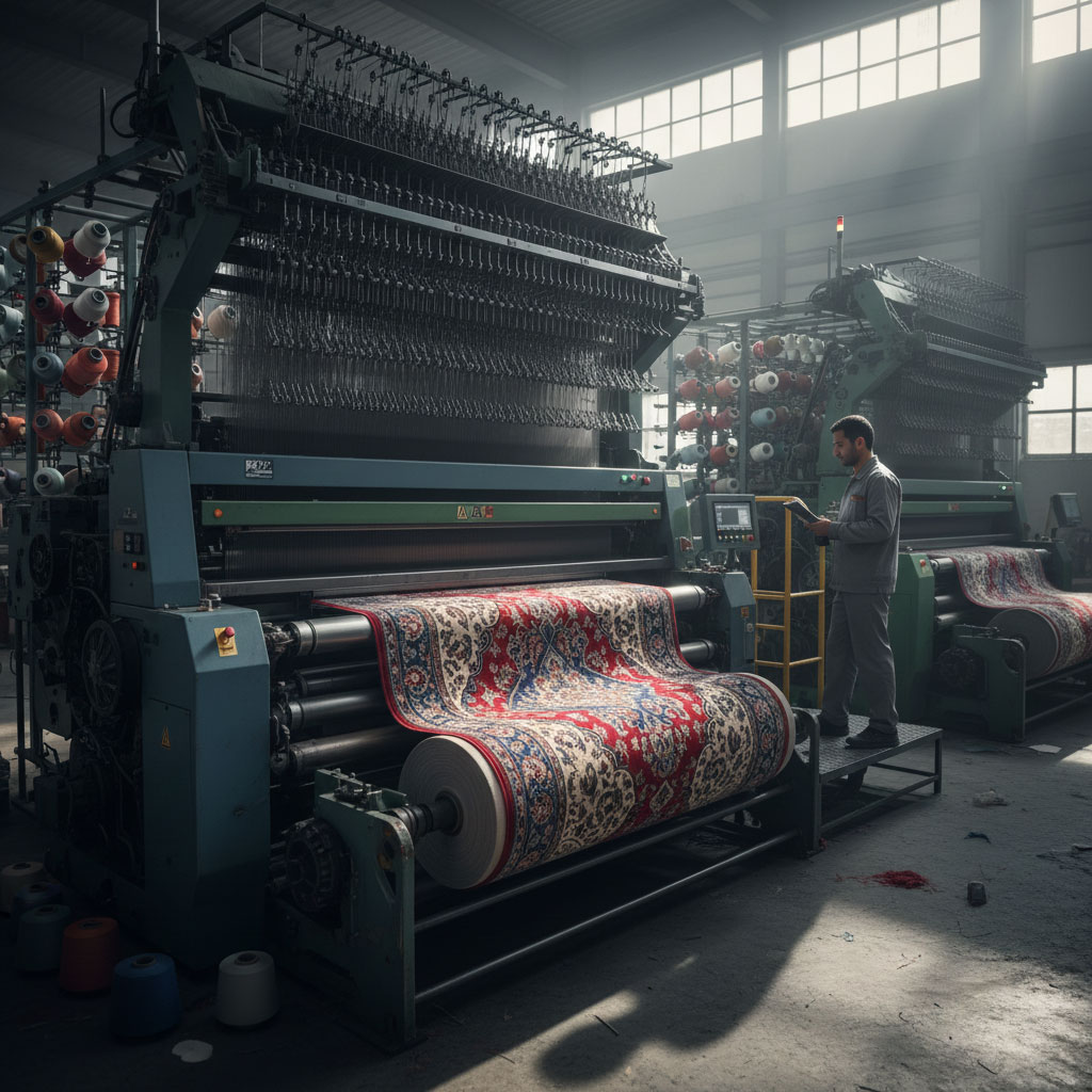 Carpet weaving machine